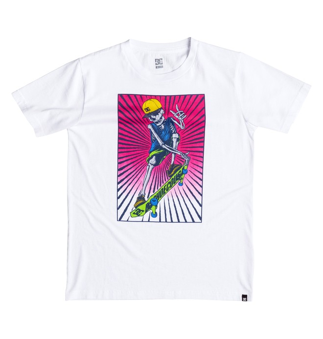 dcshoes, Boy's 8-16 Danny Tee, SNOW WHITE (wbb0) 0 Boy's 8-16 Danny Tee White EDBZT03173 DC Shoes