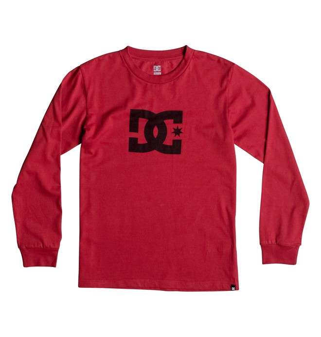 dcshoes, Star - Long Sleeve T-Shirt, CHILI PEPPER (rrd0) 0 Star - Long Sleeve T-Shirt Red EDBZT03177 DC Shoes