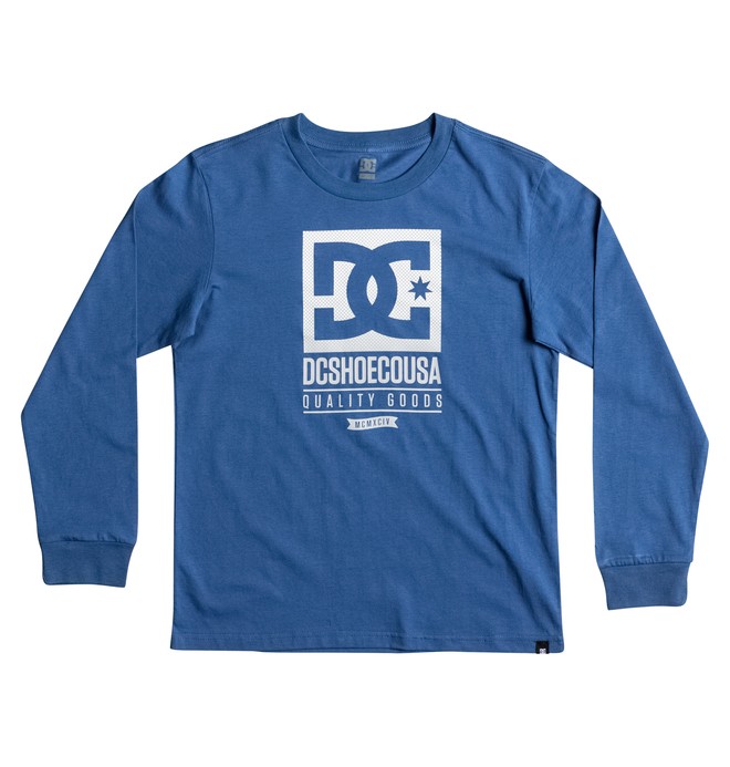 dcshoes, Keep Rolling - Long Sleeve T-Shirt, WASHED INDIGO (bsa0) 0 Keep Rolling - Long Sleeve T-Shirt Blue EDBZT03233 DC Shoes