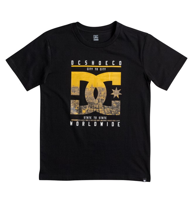 dcshoes, City State - T-Shirt, BLACK (kvj0) 0 City State - T-Shirt Black EDBZT03237 DC Shoes