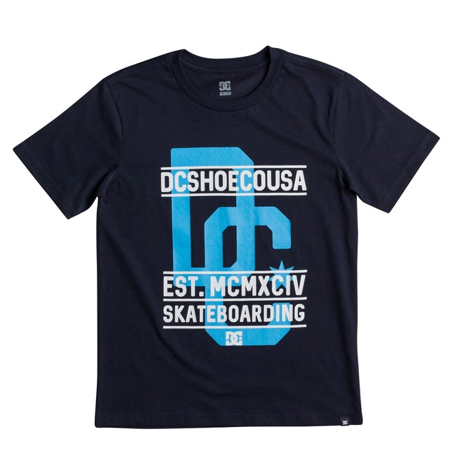 dcshoes, Antigram - Tee-Shirt, DARK INDIGO (byj0) 0 Antigram - Tee-Shirt EDBZT03240 DC Shoes