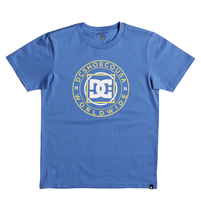 dcshoes, Endless Frontier - T Shirt col rond, CAMPUNULA (blv0) 0 Endless Frontier - T Shirt col rond Bleu EDBZT03252 DC Shoes
