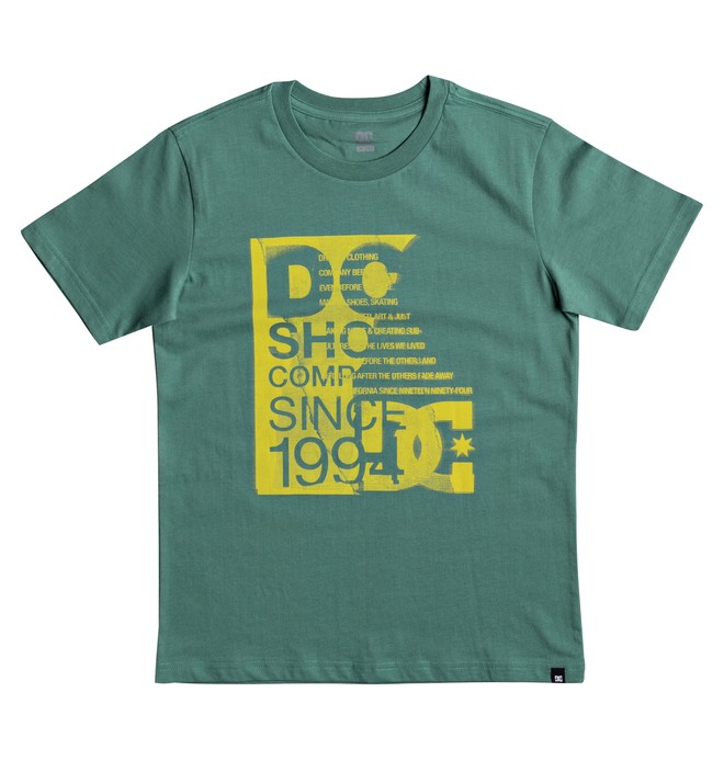 dcshoes, Disturbed Board - T Shirt col rond, DEEP SEA (gmw0) 0 Disturbed Board - T Shirt col rond Vert EDBZT03259 DC Shoes