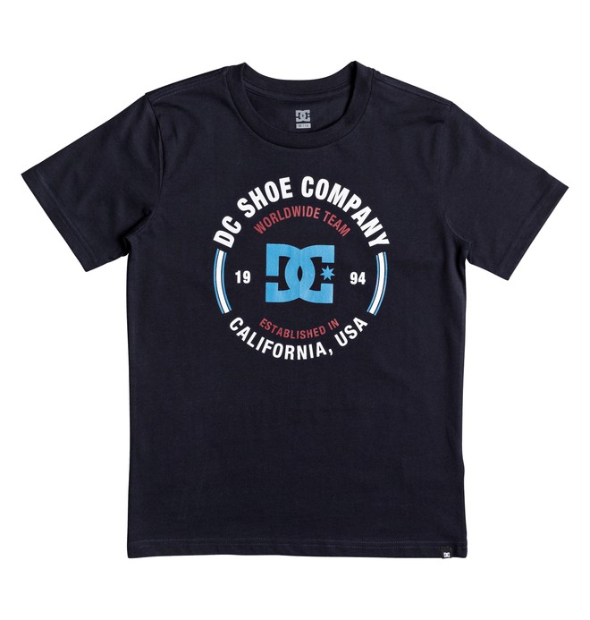 dcshoes, Team Persist - T Shirt col rond, DARK INDIGO (byj0) 0 Team Persist - T Shirt col rond Bleu EDBZT03260 DC Shoes