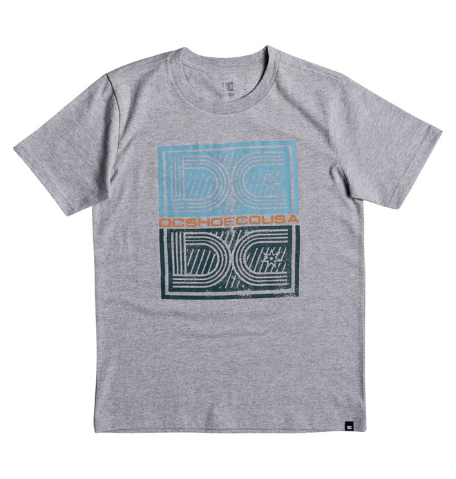 dcshoes, Double Threat - T-Shirt, HEATHER GREY (knfh) 0 Double Threat - T-Shirt Black EDBZT03261 DC Shoes