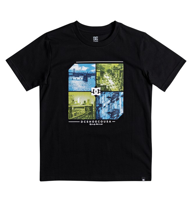 dcshoes, City To State - T Shirt col rond, BLACK (kvj0) 0 City To State - T Shirt col rond Noir EDBZT03265 DC Shoes