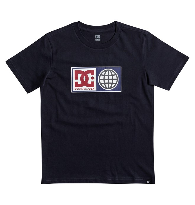 dcshoes, Global Salute - T Shirt col rond, DARK INDIGO (byj0) 0 Global Salute - T Shirt col rond Bleu EDBZT03273 DC Shoes
