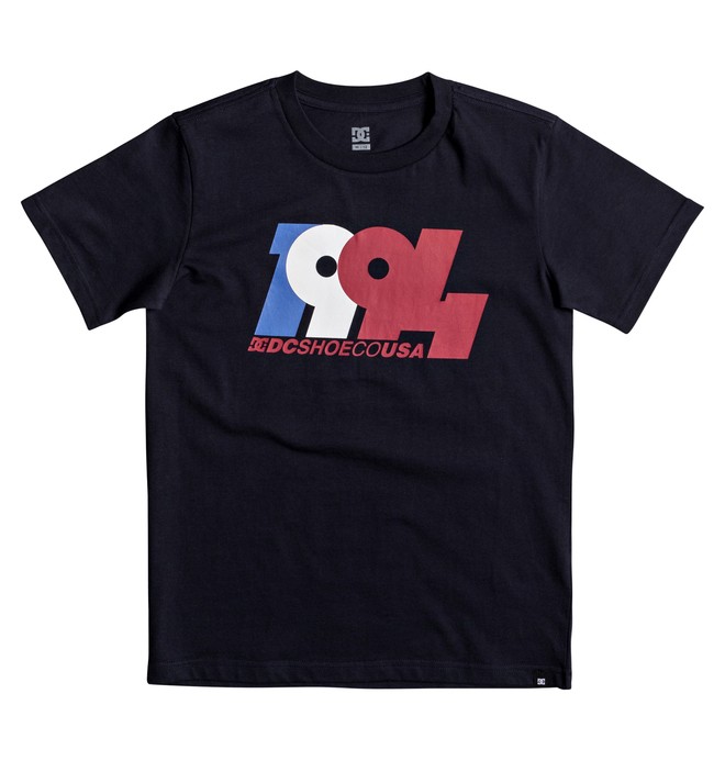 dcshoes, Graduate In 94 - T Shirt col rond, DARK INDIGO (byj0) 0 Graduate In 94 - T Shirt col rond Bleu EDBZT03274 DC Shoes