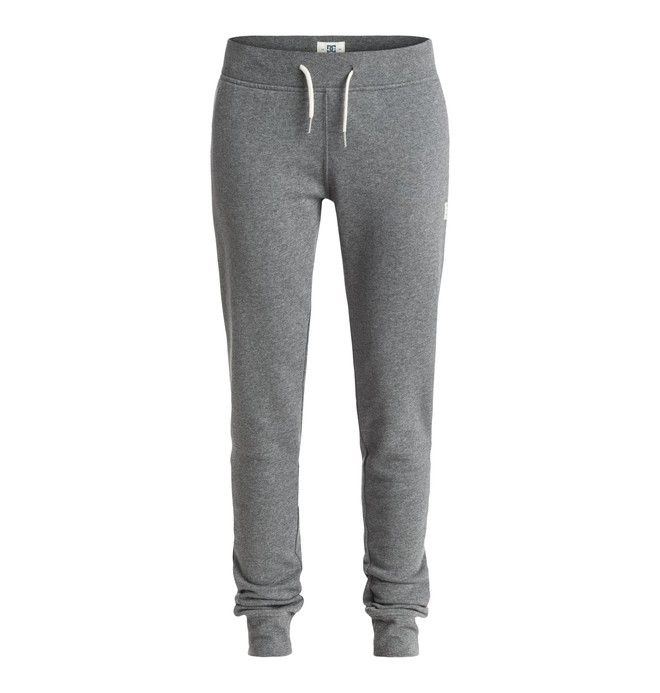 dcshoes, Rebel Star - Tracksuit Bottoms, HEATHER CHARCOAL (kteh) 0 Rebel Star - Tracksuit Bottoms EDJFB03002 DC Shoes