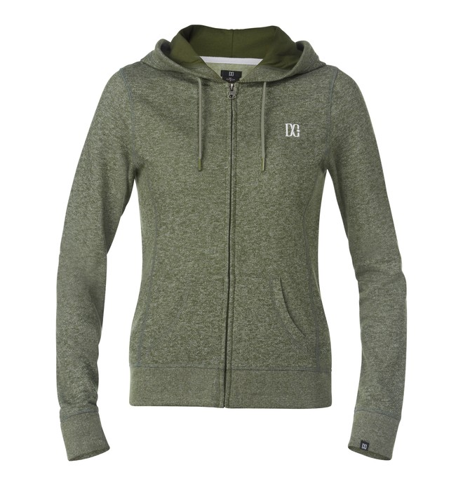 dcshoes, Rebel Star ZH Hoodie, HEATHER OLIVINE (gnrh) 0 Rebel Star ZH Hoodie EDJFT03003 DC Shoes