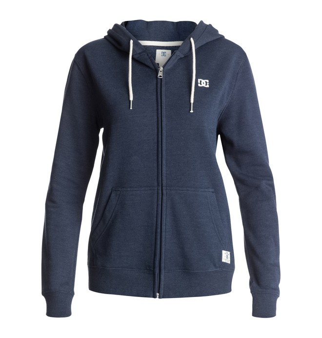 dcshoes, Rebel Star - Zip-Up Hoodie, BLUE IRIS (btl0) 0 Rebel Star - Zip-Up Hoodie EDJFT03024 DC Shoes