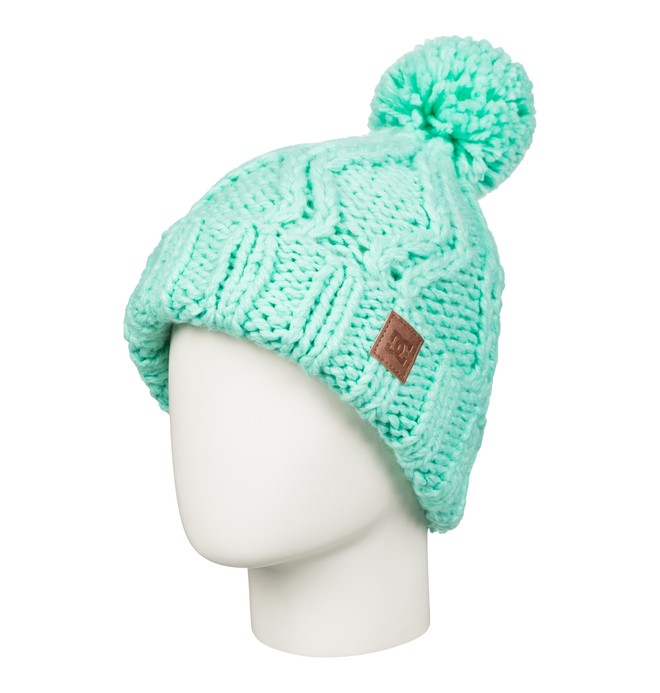 dcshoes, Tayce - Bobble Hat, ARUBA BLUE (bfk0) 0 Tayce - Bobble Hat EDJHA03013 DC Shoes