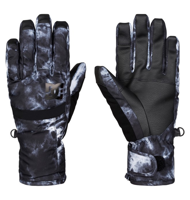 dcshoes, Seger - Snow Gloves, TIE DYE (wbbw) 0 Seger - Snow Gloves White EDJHN03007 DC Shoes