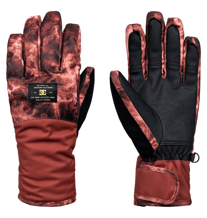 dcshoes, Franchise - Snowboard/Skihandschoenen, BURNT HENNA TIE DYE (rrj6) 0 Franchise - Snowboard/Skihandschoenen Red EDJHN03010 DC Shoes