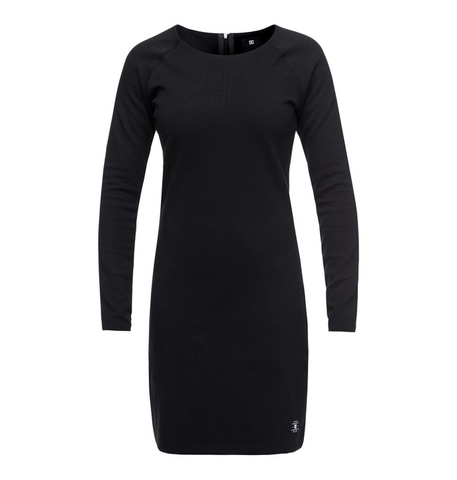 dcshoes, Coaltrack - Long Sleeve Dress, BLACK (kvj0) 0 Coaltrack - Long Sleeve Dress EDJKD03006 DC Shoes