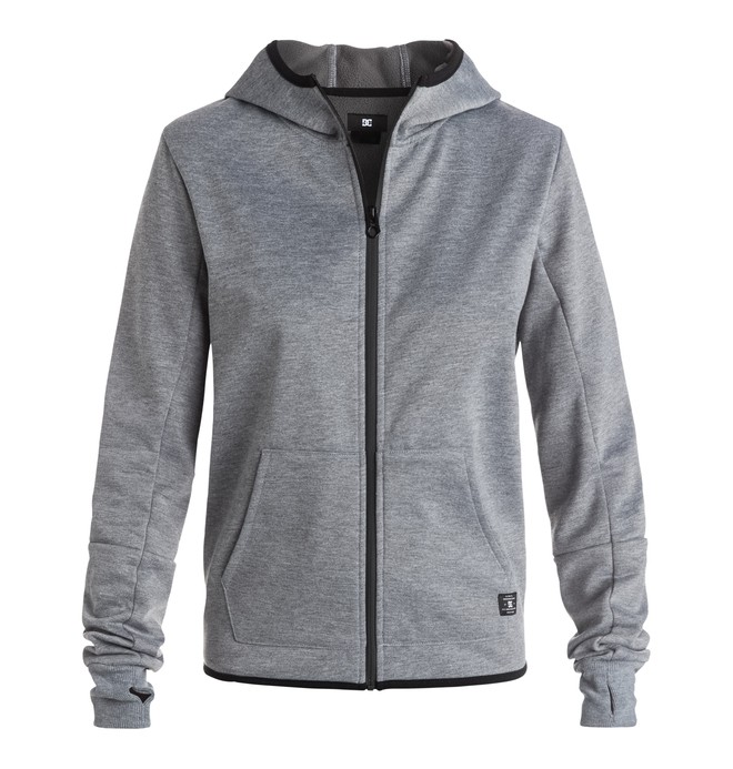 dcshoes, Blailin - Zip-Up Sweatshirt, HEATHER GREY (knfh) 0 Blailin - Zip-Up Sweatshirt EDJPF03000 DC Shoes