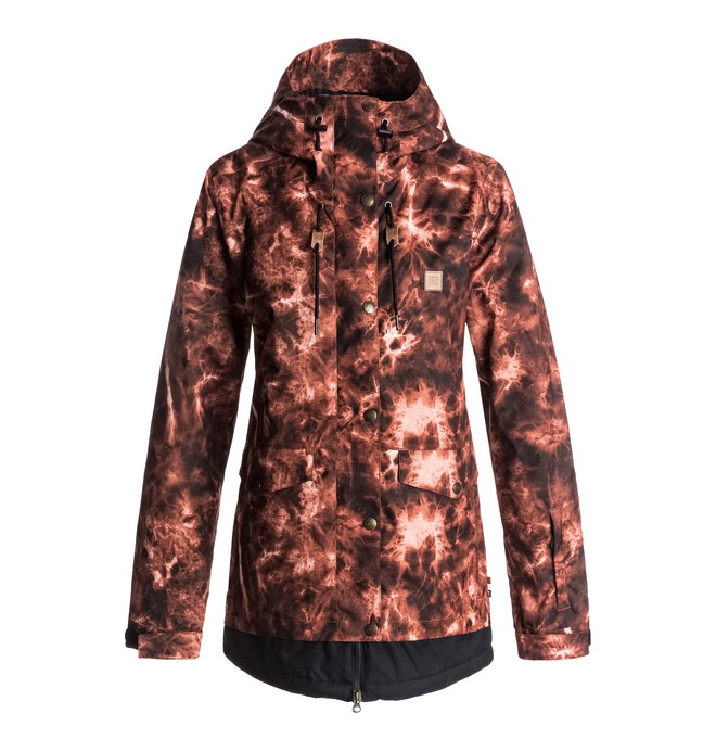 dcshoes, Riji - Snow Jacket, BURNT HENNA TIE DYE (rrj6) 0 Riji - Snow Jacket Red EDJTJ03026 DC Shoes