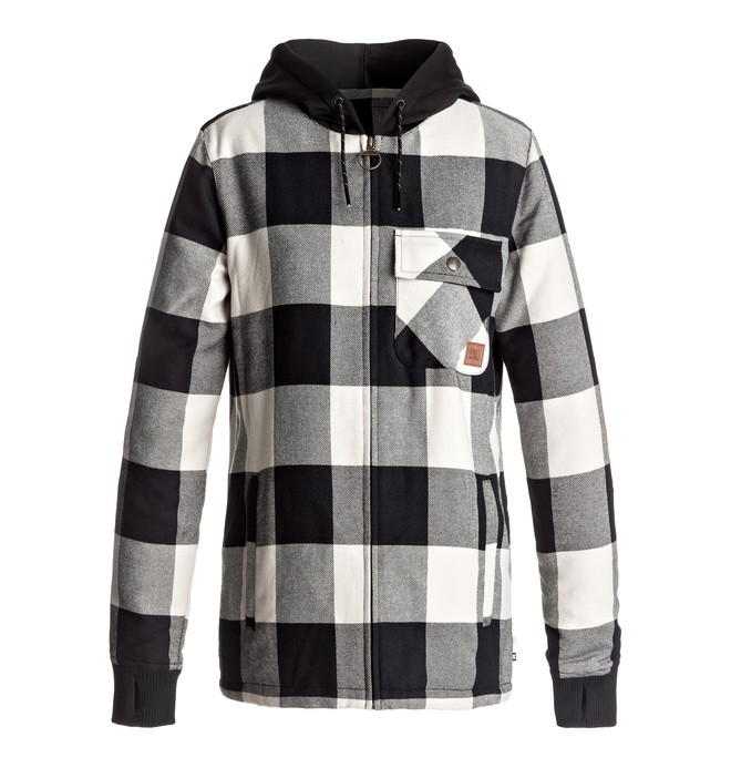 dcshoes, Backwoods - Technical Riding Shacket, OS BUFFALO PLAID (krp2) 0 Backwoods - Technical Riding Shacket EDJWT03001 DC Shoes