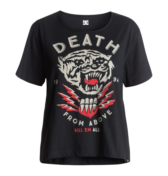 dcshoes, Tygurr - Cropped T-Shirt, BLACK (kvj0) 0 Tygurr - Cropped T-Shirt EDJZT03062 DC Shoes