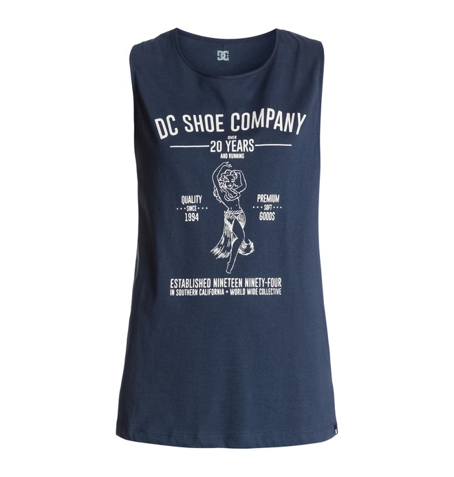 dcshoes, Hulla Lounge - Muscle Vest, BLUE IRIS (btl0) 0 Hulla Lounge - Muscle Vest EDJZT03063 DC Shoes