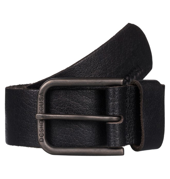 dcshoes, Archery - Leather Belt, BLACK (kvj0) 0 Archery - Leather Belt Black EDYAA03051 DC Shoes