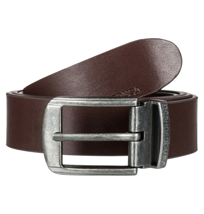 dcshoes, Men's Locked Bird Fake Leather Belt, COFFEE BEAN (ctl0) 0 Men's Locked Bird Fake Leather Belt Brown EDYAA03135 DC Shoes