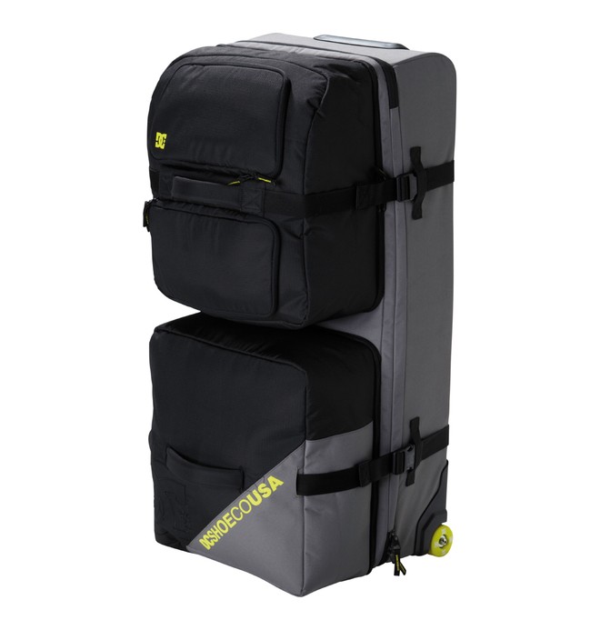 dcshoes, Transformer Luggage Roller Bag, BLACK (blk) 0 Transformer Luggage Roller Bag EDYBL00001 DC Shoes