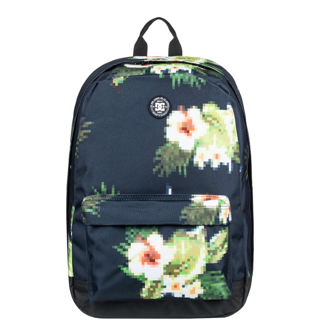 dcshoes, Men's 18.5L Backstack Medium Backpack, DARK INDIGO HIBYGARDEN (byj7) 0 Men's 18.5L Backstack Medium Backpack Blue EDYBP03156 DC Shoes