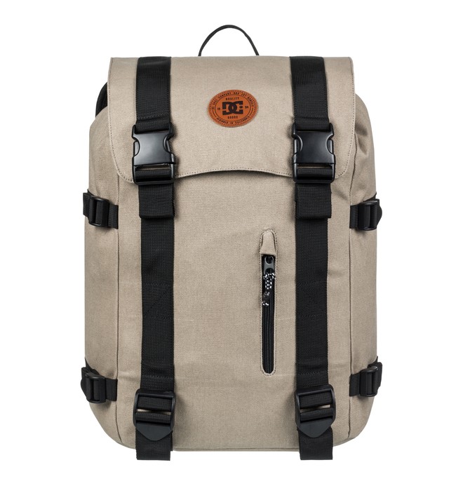 dcshoes, Men's 23L Crestline Medium Backpack, KHAKI (clm0) 0 Men's 23L Crestline Medium Backpack Brown EDYBP03166 DC Shoes