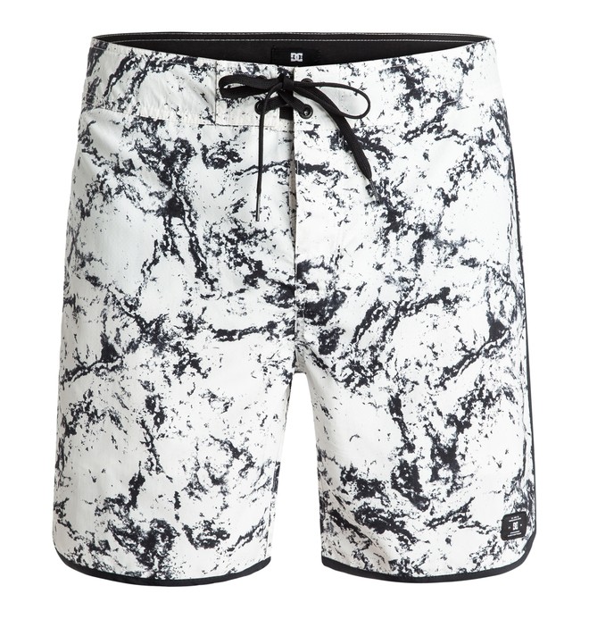 dcshoes, Burlison 17" - Board Shorts, LILY WHITE STORM PRINT (wcq1) 0 Burlison 17" - Board Shorts Blanco EDYBS03050 DC Shoes