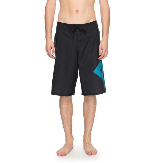 dcshoes, Lanai 22" - Boardshorts, BLACK/ALGIERS BLUE (xkkb) 0 Lanai 22" - Boardshorts Black EDYBS03058 DC Shoes