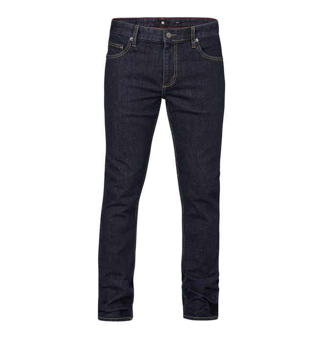 dcshoes, Men's Worker Slim 32" Inseam Jeans, INDIGO RINSE (ktww) 0 Men's Worker Slim 32" Inseam Jeans Black EDYDP03014 DC Shoes