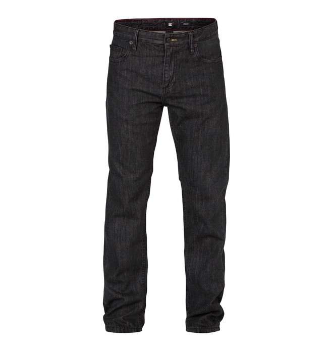 dcshoes, Men's Worker Straight 32" Inseam Jeans, BLACK RINSE (bspw) 0 Men's Worker Straight 32" Inseam Jeans Blue EDYDP03020 DC Shoes