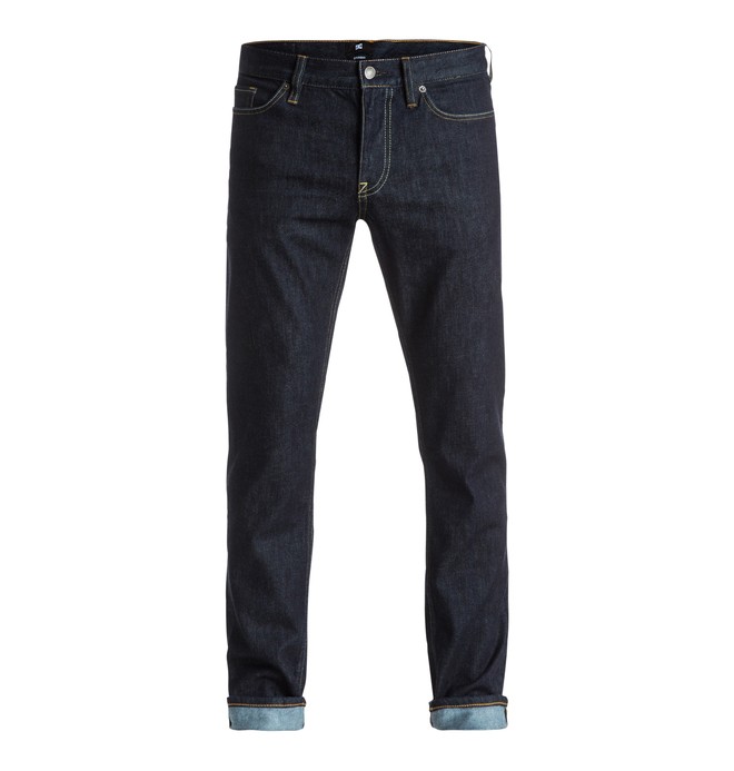 dcshoes, Worker Straight Fit 32" - Jeans, INDIGO RINSE (btkw) 0 Worker Straight Fit 32" - Jeans Blue EDYDP03218 DC Shoes