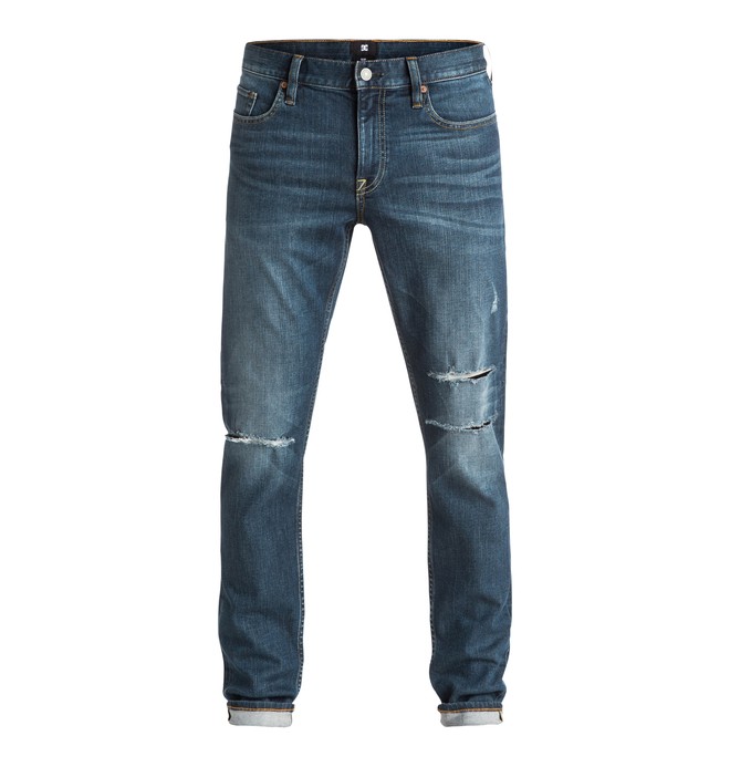 dcshoes, Medium Stone Destroyed - Slim Fit Jeans, MEDIUM STONE (bntw) 0 Medium Stone Destroyed - Slim Fit Jeans Blue EDYDP03271 DC Shoes
