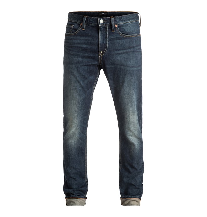 dcshoes, Washed Medium Stone - Slim Fit Jeans, MEDIUM STONE (bntw) 0 Washed Medium Stone - Slim Fit Jeans Blue EDYDP03284 DC Shoes