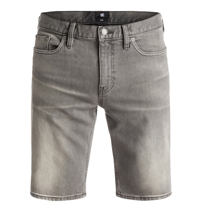 dcshoes, Washed Slim - Denim Shorts, LIGHT GREY (sjpw) 0 Washed Slim - Denim Shorts EDYDS03007 DC Shoes