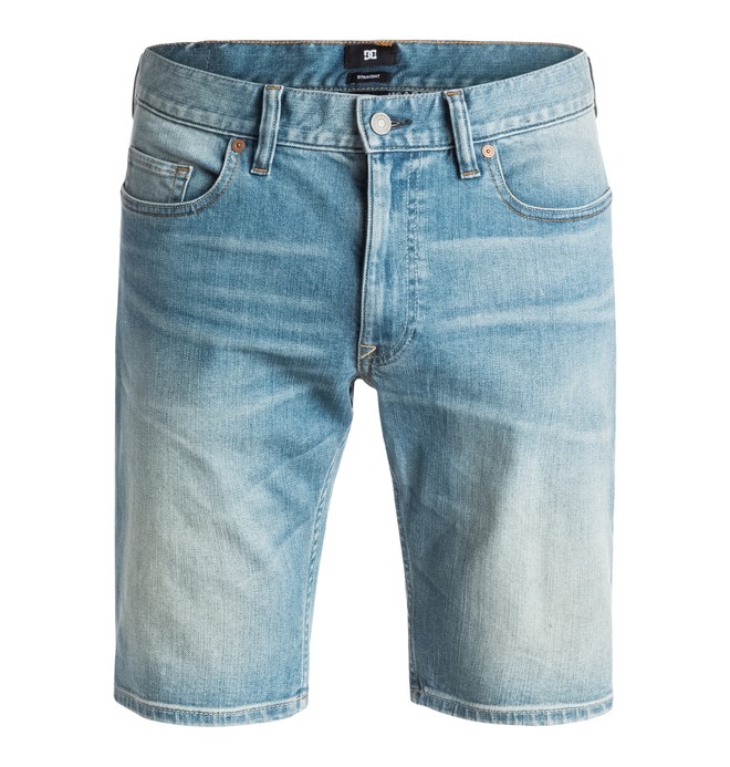 dcshoes, Washed Straight - Denim Shorts, INDIGO BLEACH (bfmw) 0 Washed Straight - Denim Shorts EDYDS03009 DC Shoes
