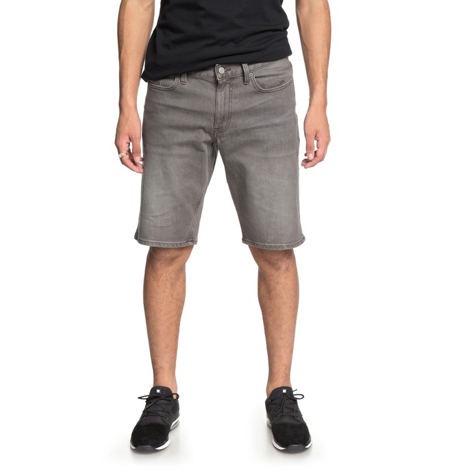 dcshoes, Worker - Short en denim, LIGHT GREY (sjpw) 0 Worker - Short en denim Gris EDYDS03031 DC Shoes