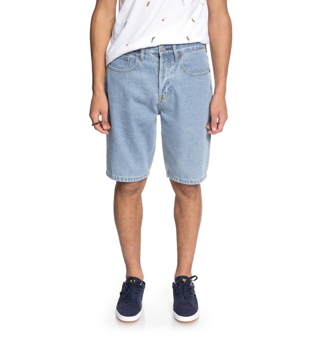 dcshoes, Men's Worker Denim Shorts, VINTAGE BLEACH (blcw) 0 Men's Worker Denim Shorts Blue EDYDS03034 DC Shoes