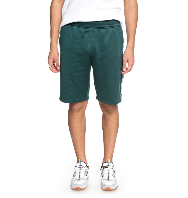 dcshoes, Men's Heggerty Tracksuit Shorts, JUNE BUG (gsr0) 0 Men's Heggerty Tracksuit Shorts Green EDYFB03047 DC Shoes