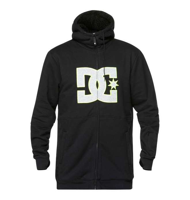 dcshoes, Men's Marquee Softshell Hoodie, CAVIAR (kvk0) 0 Men's Marquee Softshell Hoodie EDYFT00048 DC Shoes