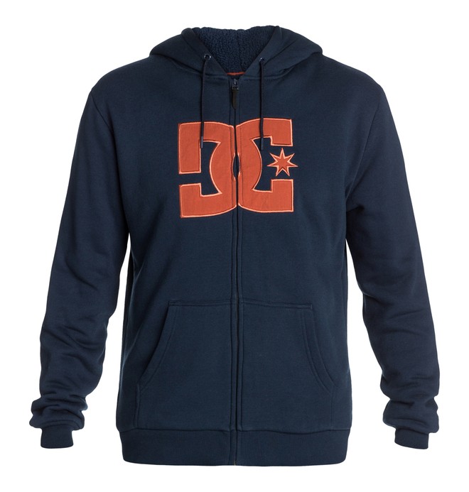 dcshoes, Star Sherpa Hoodie, BLACK IRIS (btk0) 0 Star Sherpa Hoodie EDYFT03010 DC Shoes