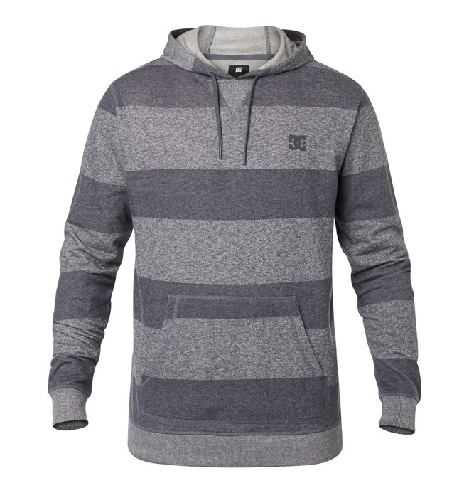 dcshoes, Rebel Stripe PH Hoodie, DARK HEATHER GREY (krph) 0 Rebel Stripe PH Hoodie Black EDYFT03014 DC Shoes