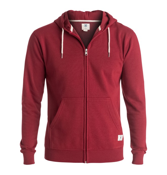 dcshoes, Rebel - Zip-Up Hoodie, CHILI PEPPER (rrd0) 0 Rebel - Zip-Up Hoodie Red EDYFT03096 DC Shoes