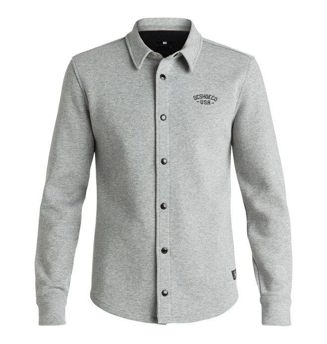 dcshoes, Wingfield - Shirt Jacket, HEATHER GREY (knfh) 0 Wingfield - Shirt Jacket EDYFT03218 DC Shoes