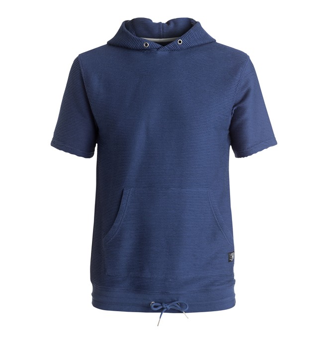 dcshoes, Crawfords Ville - Short Sleeve Hoodie, SUMMER BLUES (bra0) 0 Crawfords Ville - Short Sleeve Hoodie EDYFT03257 DC Shoes