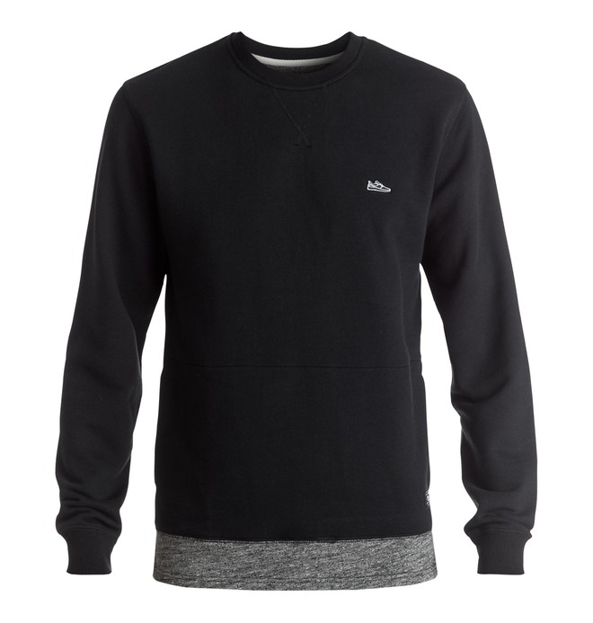 dcshoes, Fortsview - Sweatshirt, BLACK (kvj0) 0 Fortsview - Sweatshirt Black EDYFT03262 DC Shoes