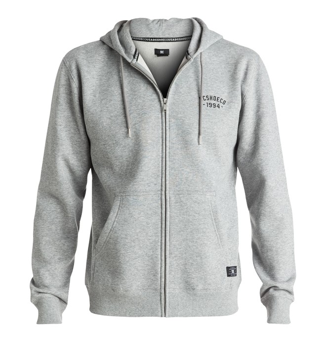 dcshoes, Ellis - Zip-Up Hoodie, GREY HEATHER (knfh) 0 Ellis - Zip-Up Hoodie EDYFT03263 DC Shoes