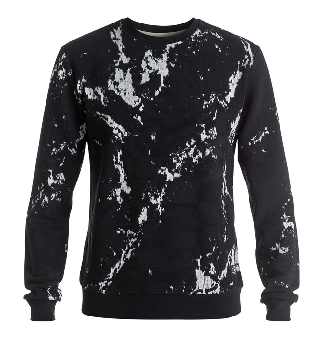 dcshoes, Rosemark - Sweatshirt, BLACK STORM JACQUARD (kvj1) 0 Rosemark - Sweatshirt EDYFT03266 DC Shoes